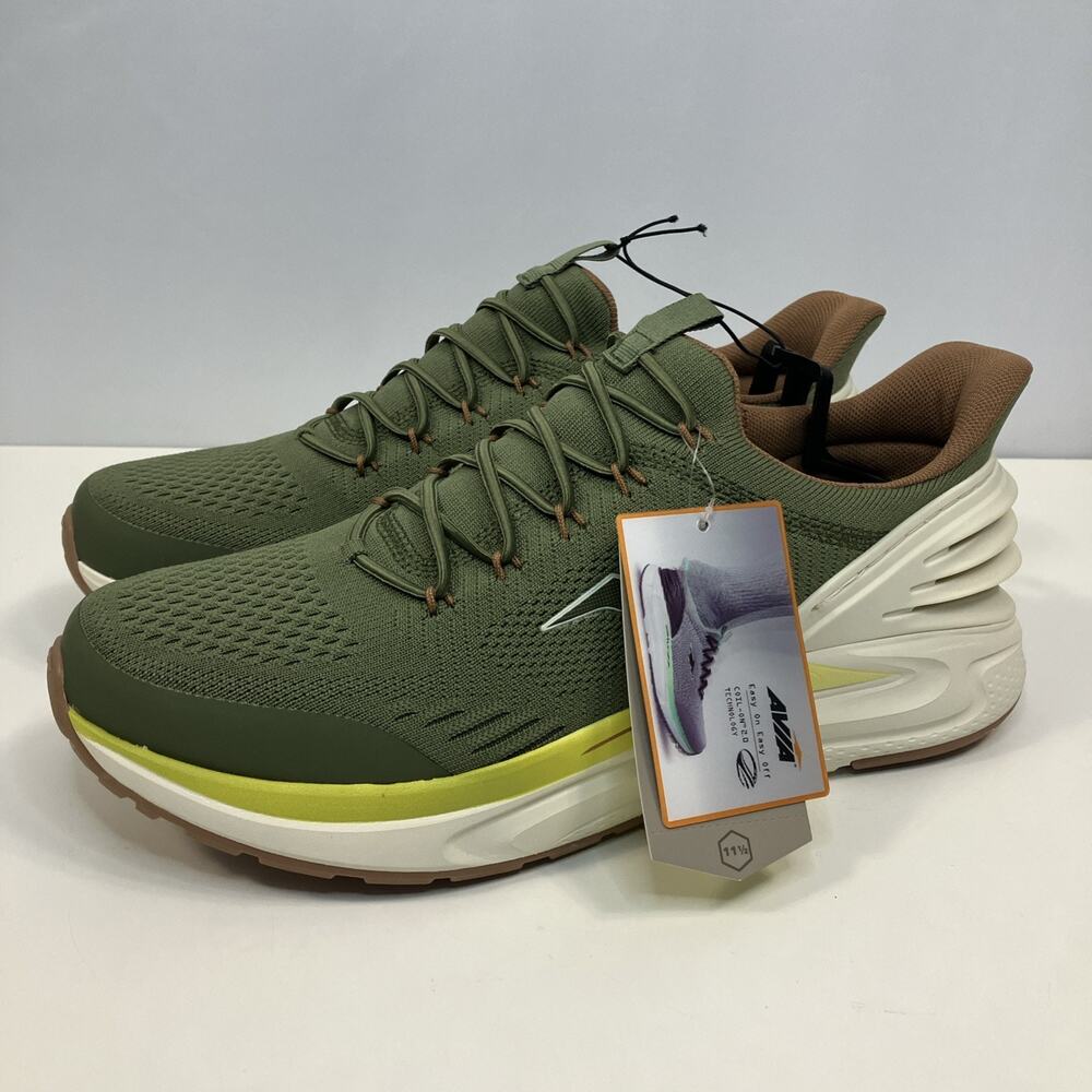Avia Men's Coil On 2.0 Athletic Shoes Sneakers Dreamcell Comfort Size 11.5 Green
